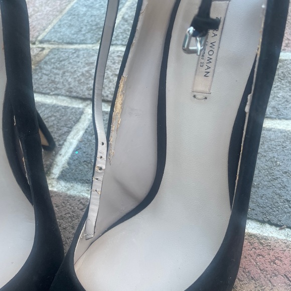 Zara Woman 5 inch Peak Heel Shoes, size 40 - Picture 9 of 11